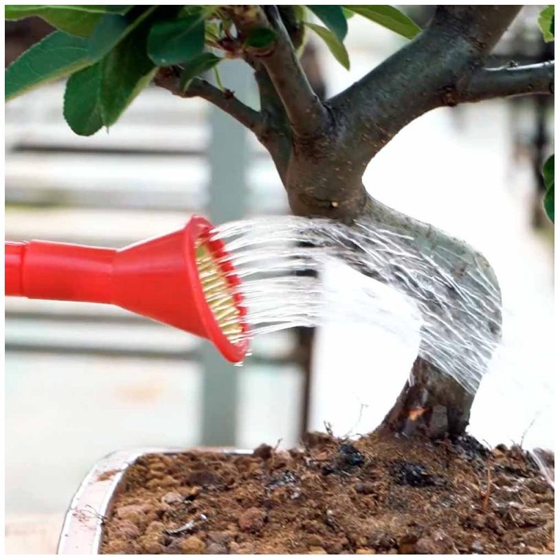 Konewka do bonsai czerwona 0,9 l
