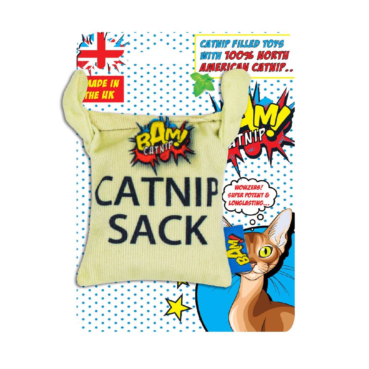 Giocattolo per gatti Sack con catnip BAM!