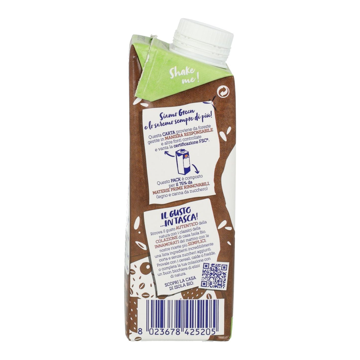 Mini-Getränk aus Reis mit Kakao BIO Isola Bio 250 ml