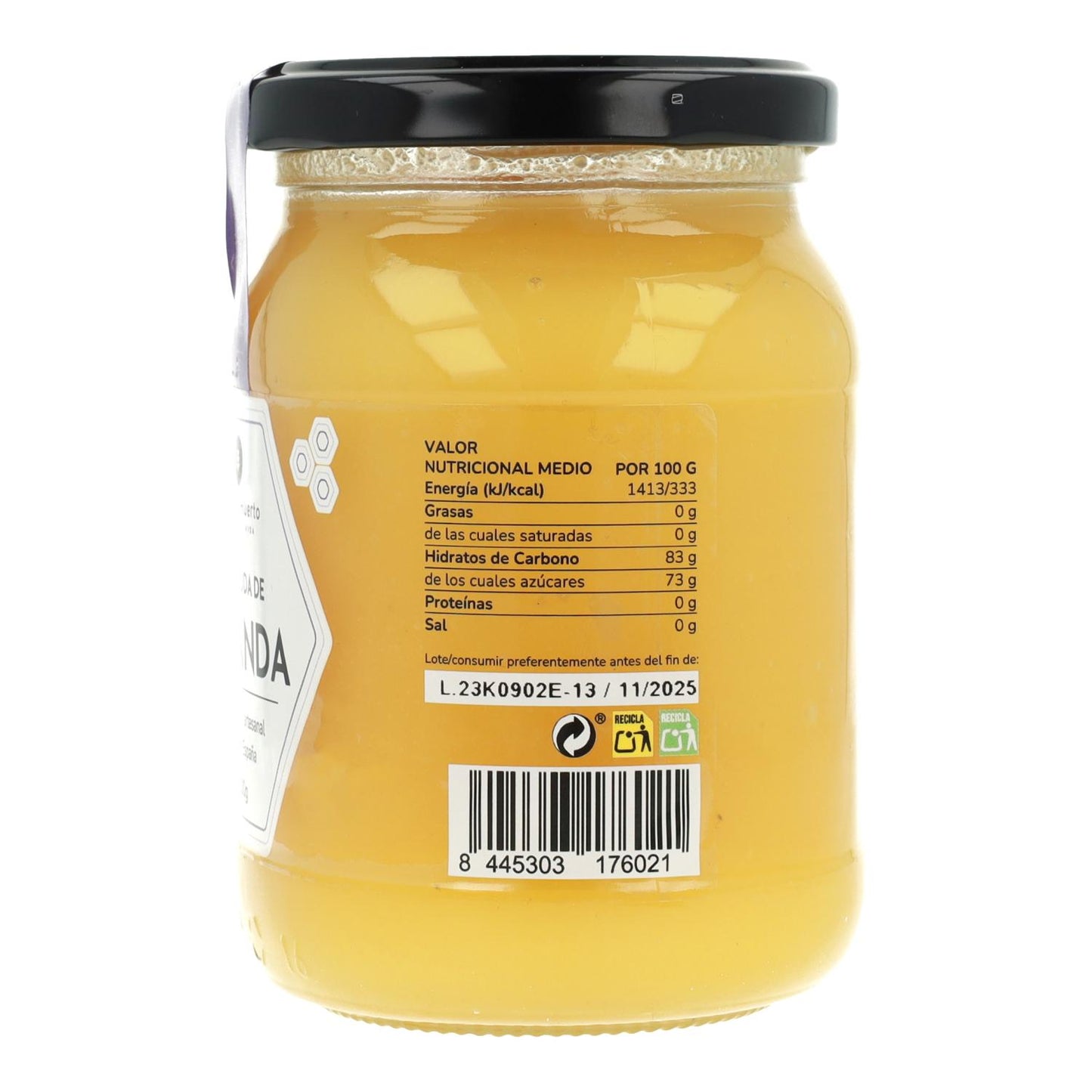 Roher Lavendelhonig Planeta Huerto 500 g