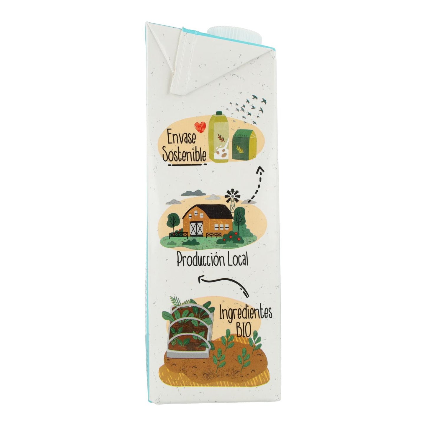 Pak van 6 liter ECO-sojadrank Soria Natural 1 liter