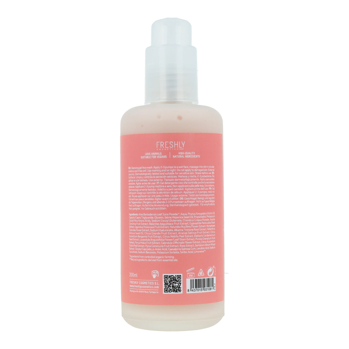 Rose Quartz Freshly Facial Cleanser 200ml
