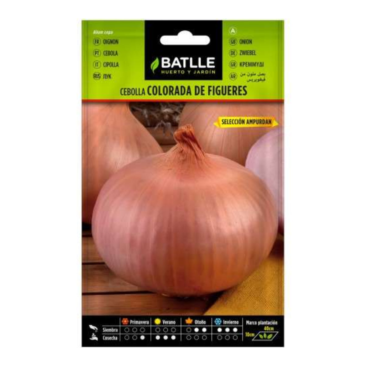 Figueras sel. Ampurdan Batlle red onion seeds