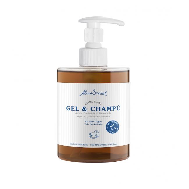 Gel-Shampoo mit Argan, Ringelblume und Kamille Alma Secret 500 ml