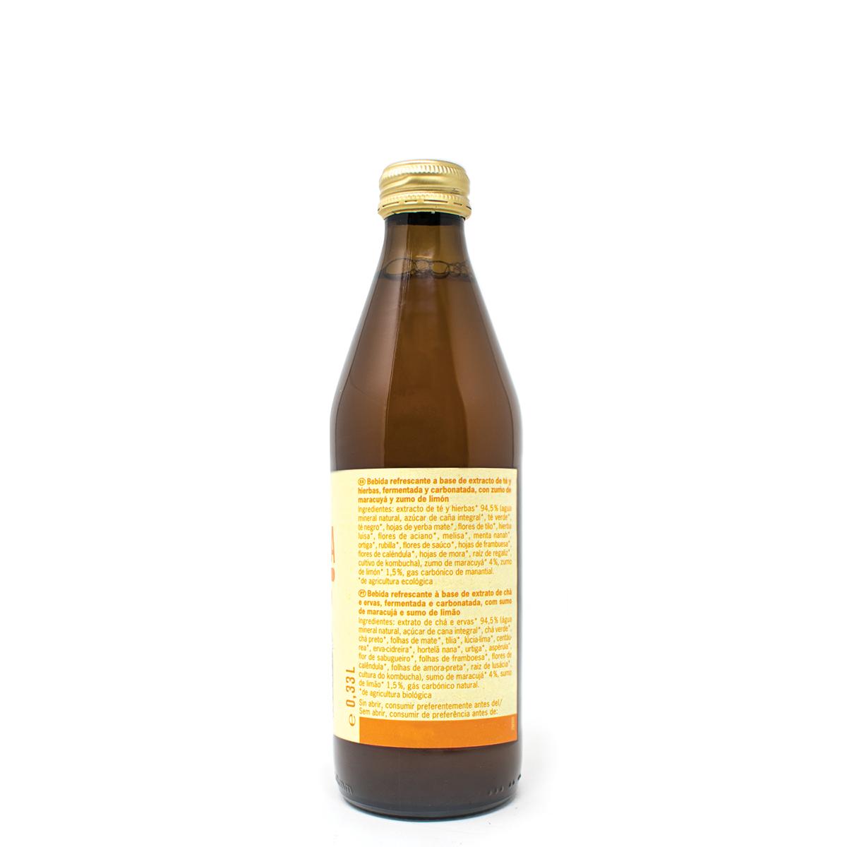 Kombucha z marakują i cytryną Bio Voelkel 330 ml