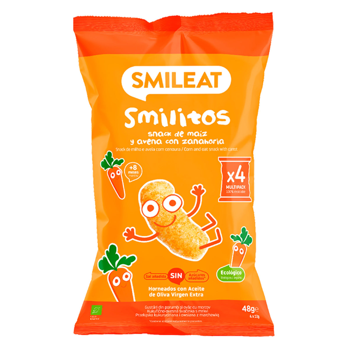 Packung Smilitos BIO Smileat Mix, 4 Beutel