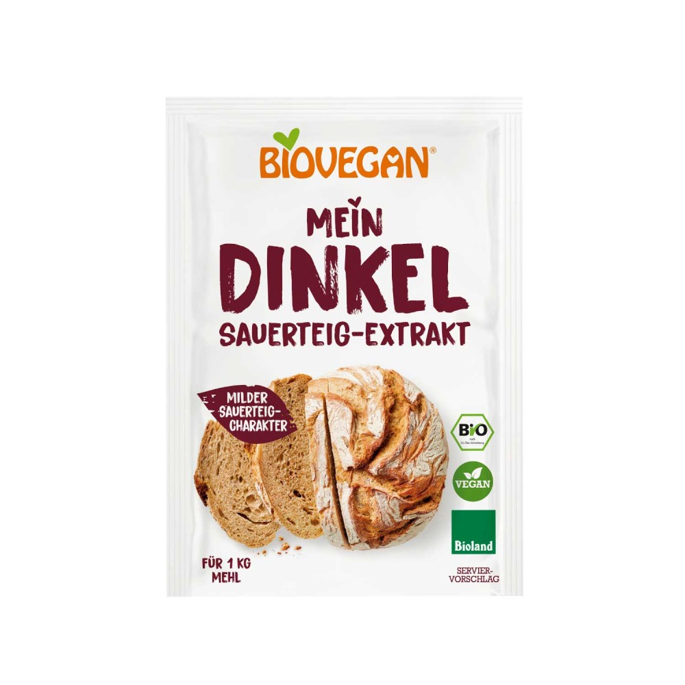 Zakwas (ferment) orkiszowy BIO Biovegan opakowanie 30 g