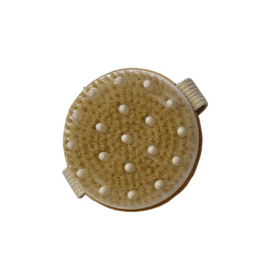 Torrmassageborste av bambu NaturaBIO Cosmetics
