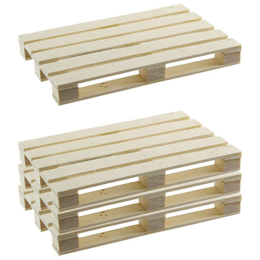 Sous-verres en palettes de bois 4 unités
