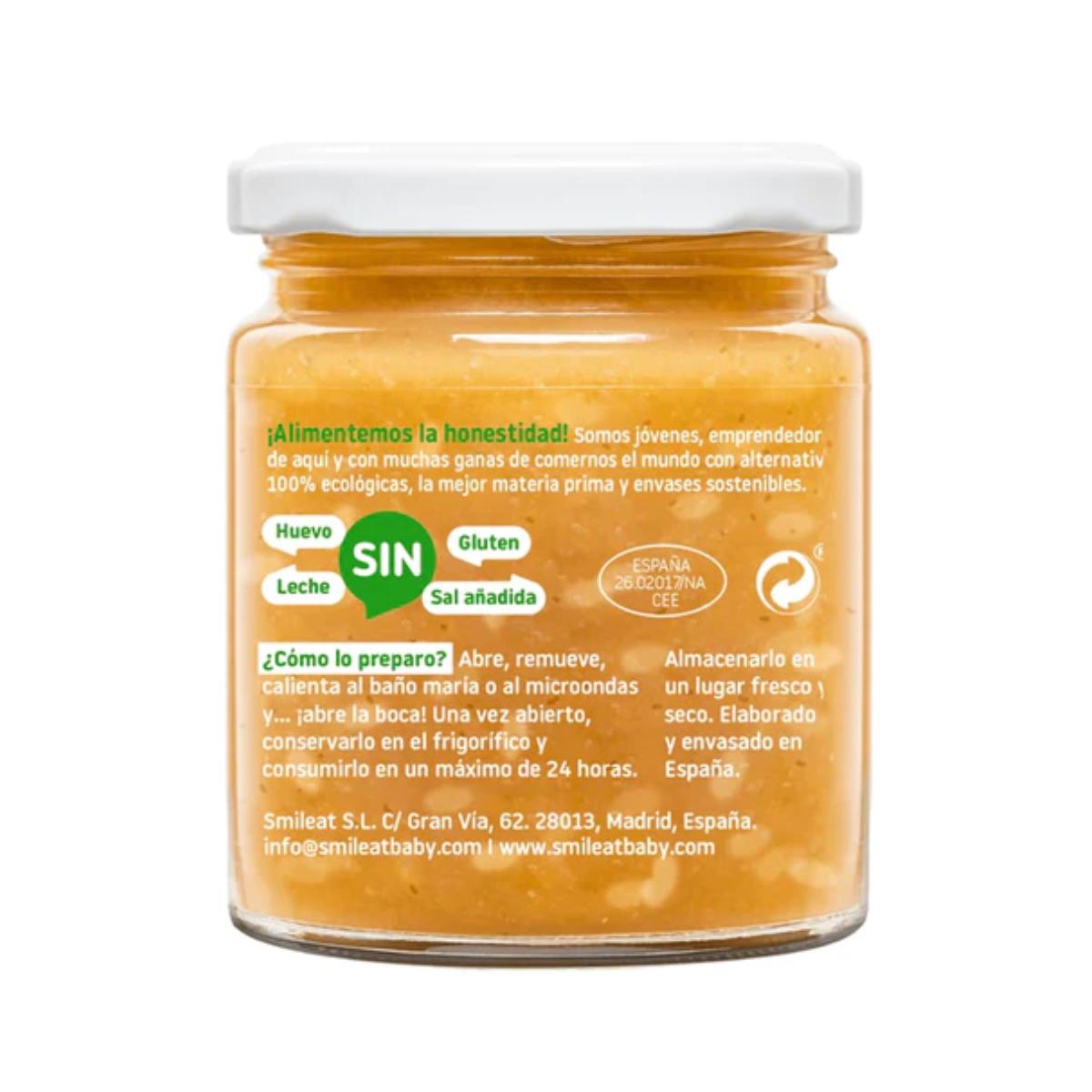 Lot de 12 petits pots de riz à la dinde et aux légumes bio CA CHI TOS Smileat, 230 g