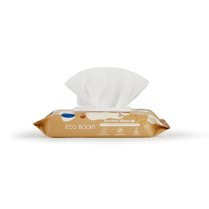 Biodegradable bambuwipes Ecoboom 60 st