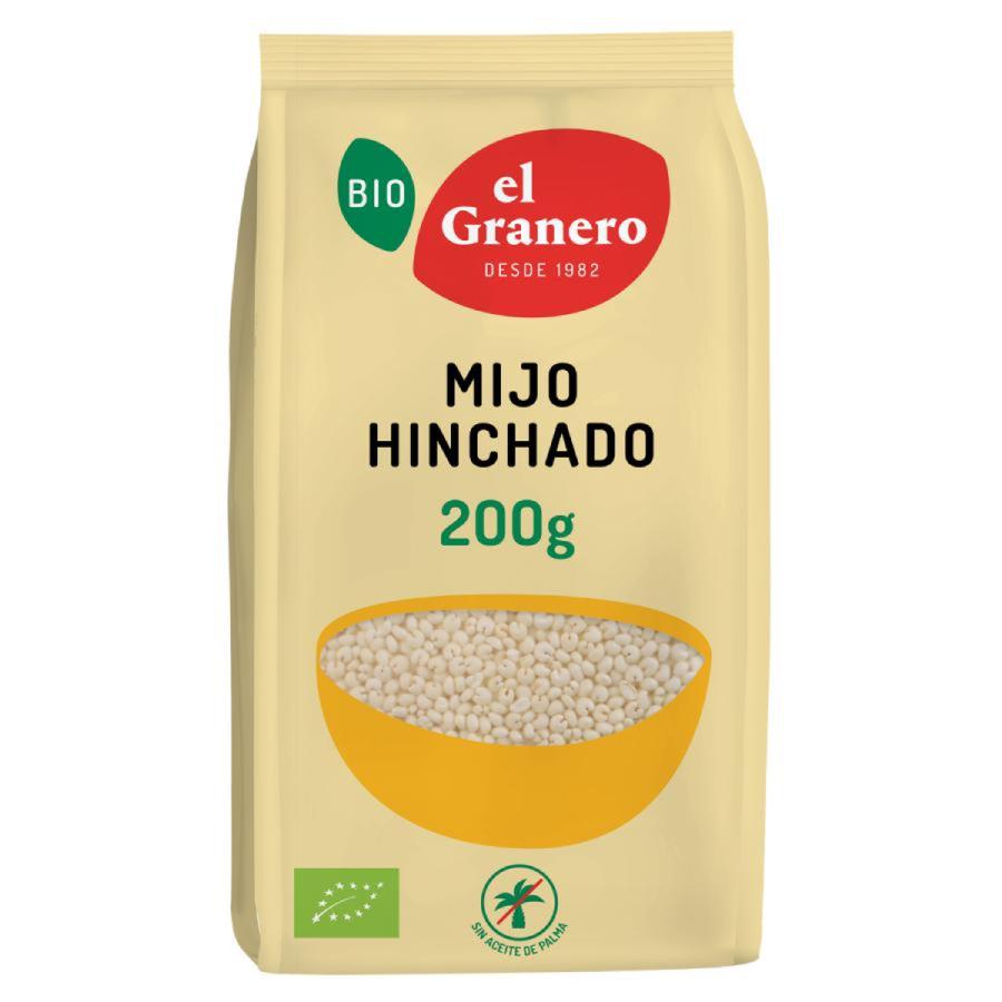 2er-Pack gepuffte Bio-Hirse El Granero 200g 