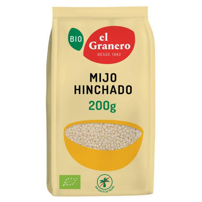 2er-Pack gepuffte Bio-Hirse El Granero 200g 