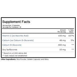 D-glucarate calcium 400 mg  Solaray, 60 caps