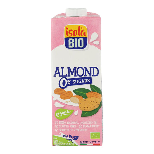 Boisson aux amandes sans sucre Bio Isola Bio 1 L