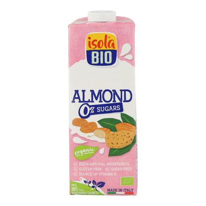Pack 6 uds Bebida de Almendras Sin Azúcar Bio Isola Bio 1 L