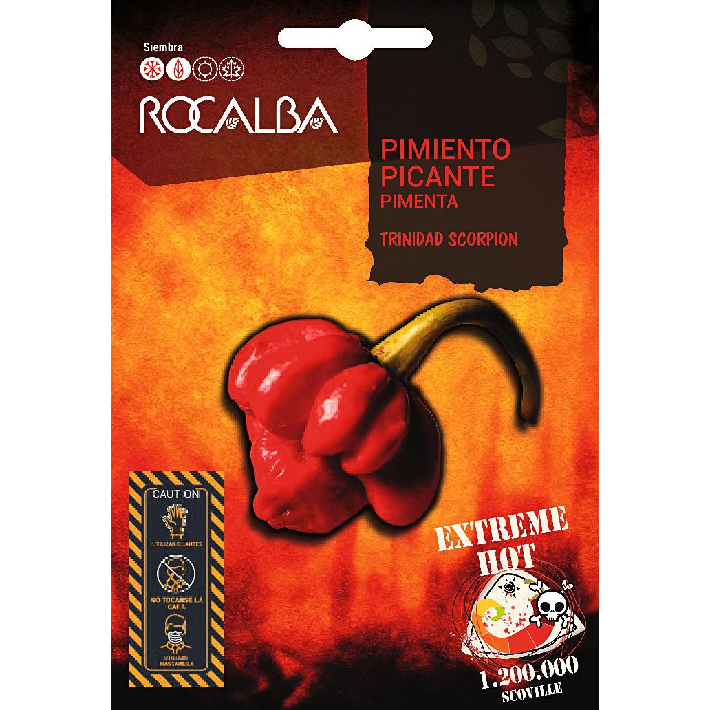 Graines de piment fort Trinidad Scorpion Rocalba