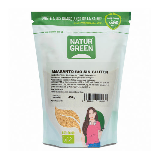 Bio-Amaranth glutenfrei NaturGreen 450 g