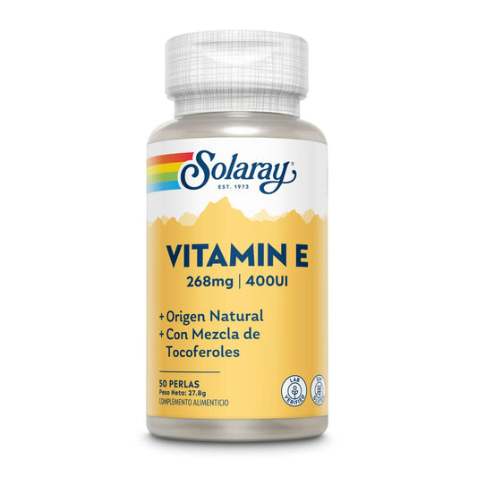 Vitamin E 400 IE Solaray, 50 kapslar