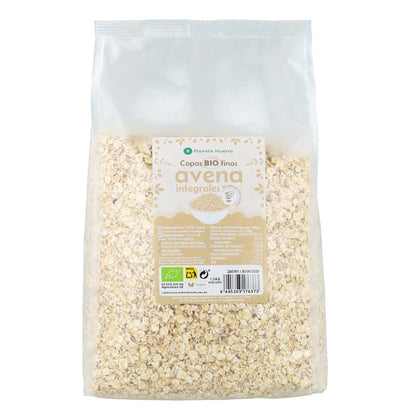 4-pack glutenfria fina havregryn ECO Planeta Huerto 1,5 kg