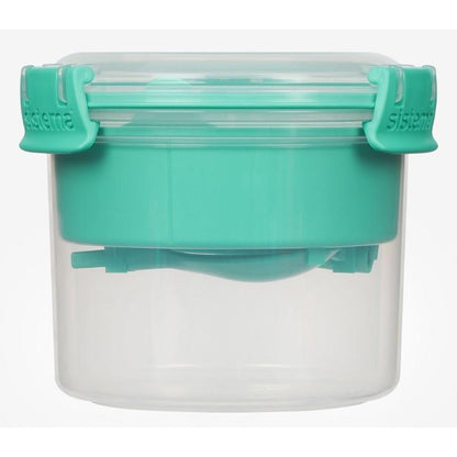 Breakfast To Go round airtight snack container 530 ml