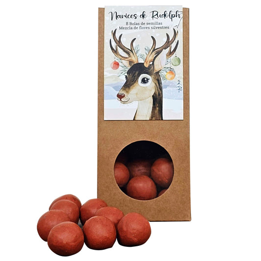 Zaadballen Rudolph's neusjes Ideaal cadeau, Garden Pocket