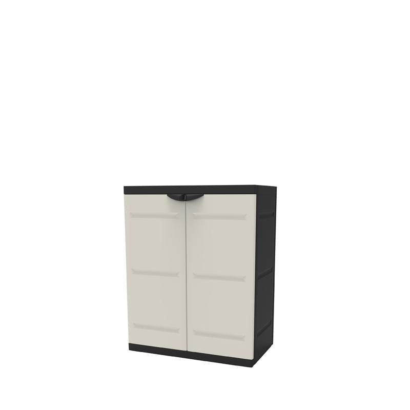 Demi-armoire 70 cm Titanium Plastiken Noir (reconditionné)