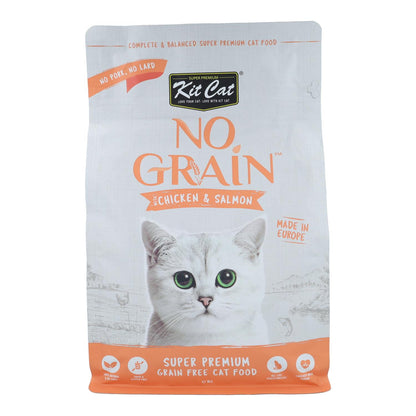 Zestaw Cat No Grain Cat Food - kurczak i łosoś 1 kg Naturalna karma dla kotów