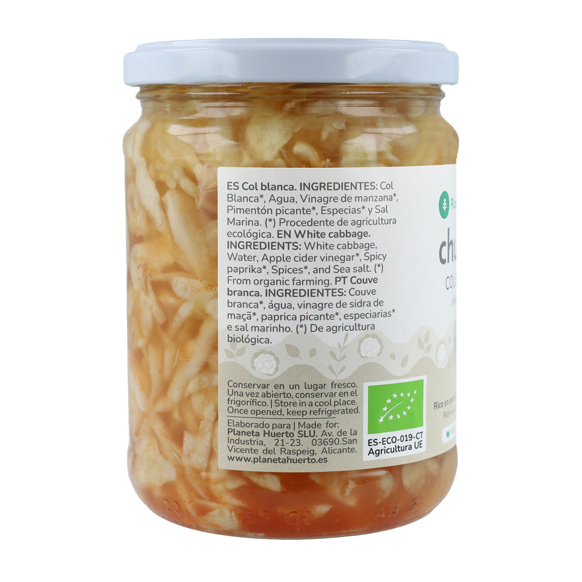 Sauerkraut Weißkohl ECO Planeta Huerto 420 g