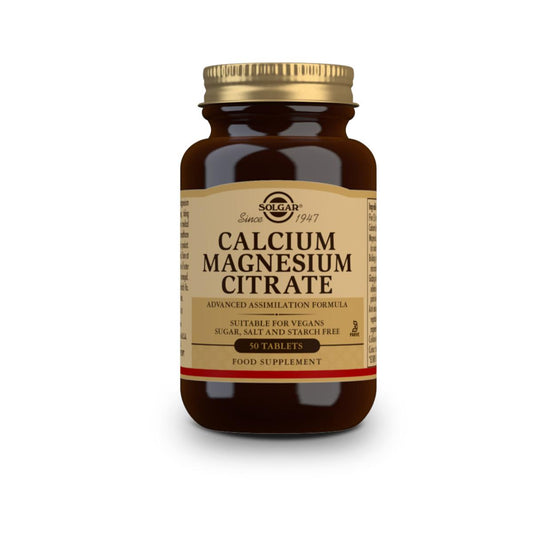 Kalcium-magnesiumcitrat Solgar 100 tabletter