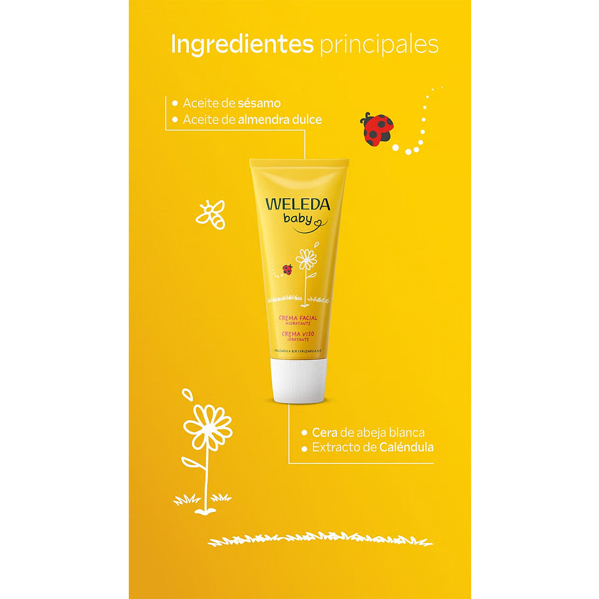 Weleda Calendula Baby Face Cream, 50 ml