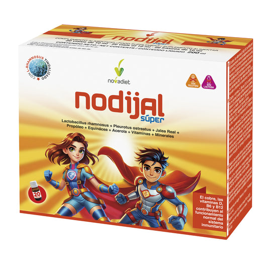 NodiJal Super Gelee für Kinder von Novadiet, 20 Fläschchen