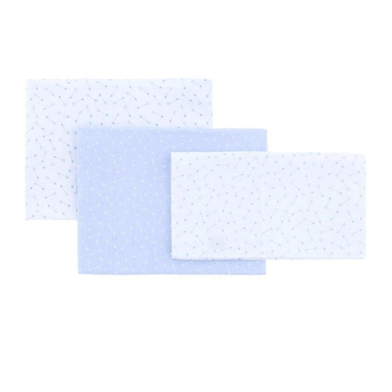 3-teiliges Bettwäscheset für Babybett Cambrass Sky Beige