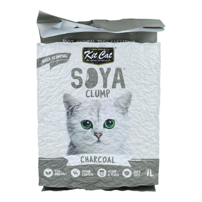 Kit Cat Arena Eco SoyaClump - Charcoal 7 L Kattenbakvulling
