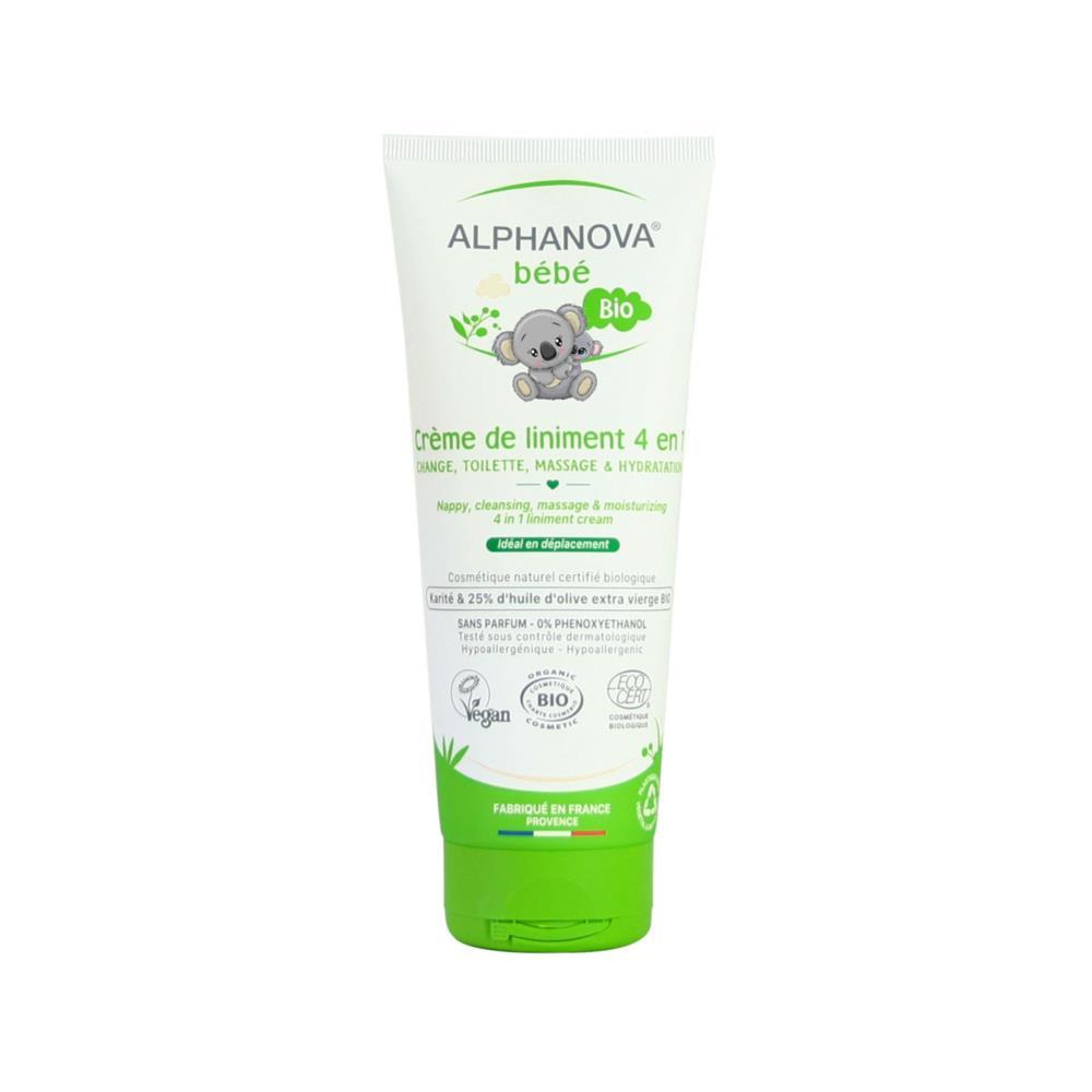 Alphanova Baby 4-in-1 Organic Liniment Cream 200 ml