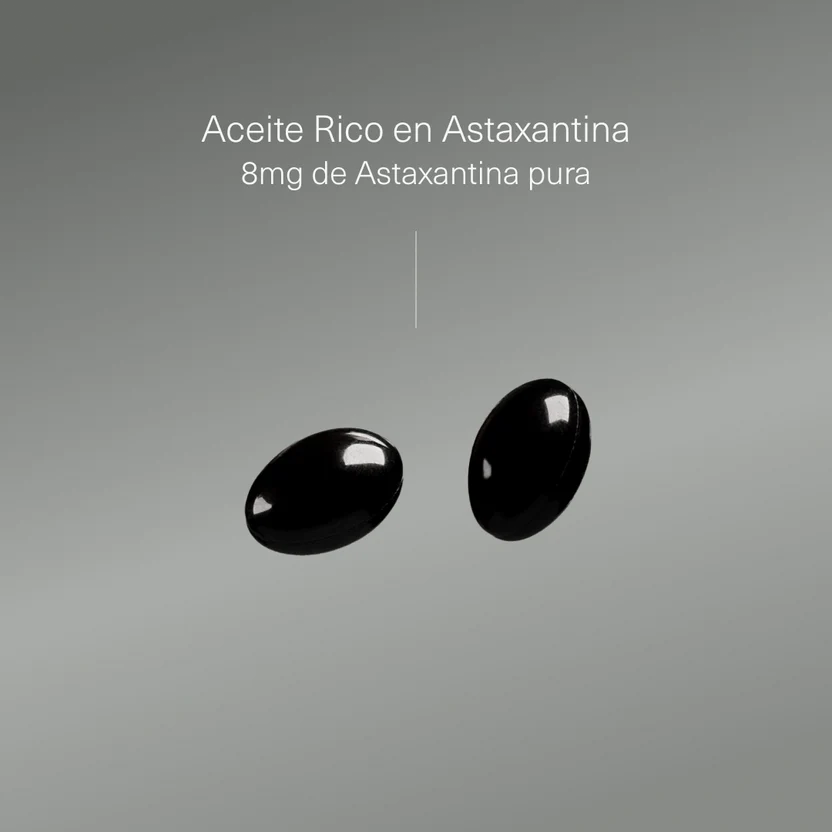 Astaxantina naturale pura 8 mg, 160 mg Olio ricco di astaxantina Aldous Bio 120 capsule