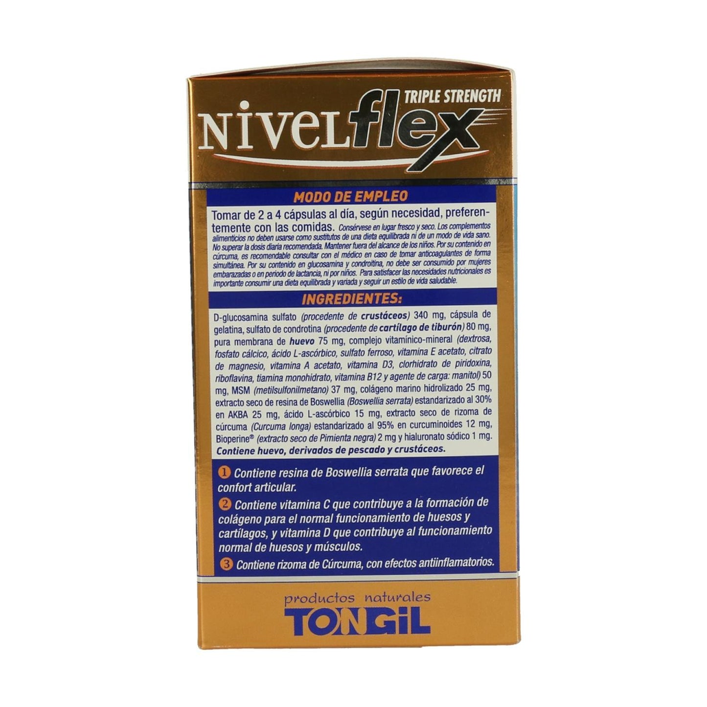 Zestaw 3x Nivelflex Tongil 782 mg, 100 kapsułek