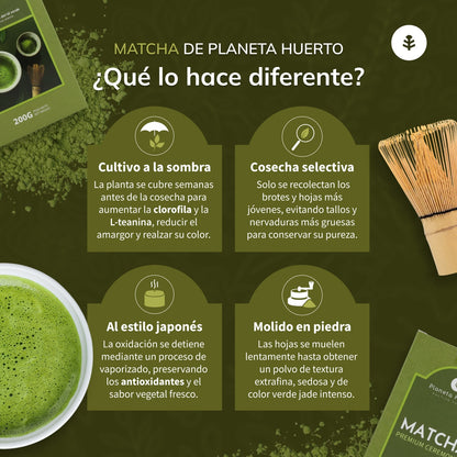 Matcha-te av högsta kvalitet Planeta Huerto 200 g