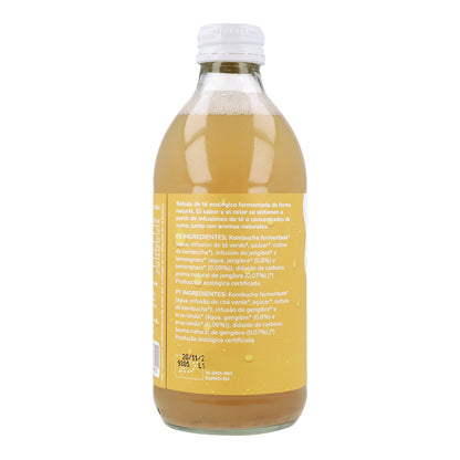 Pack 12x Kombucha ECO Jengibre y lemongrass Planeta Huerto 330 ml