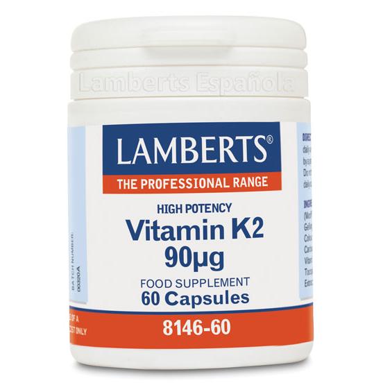 Vitamin K2 90 mcg 60 Kapseln Lamberts