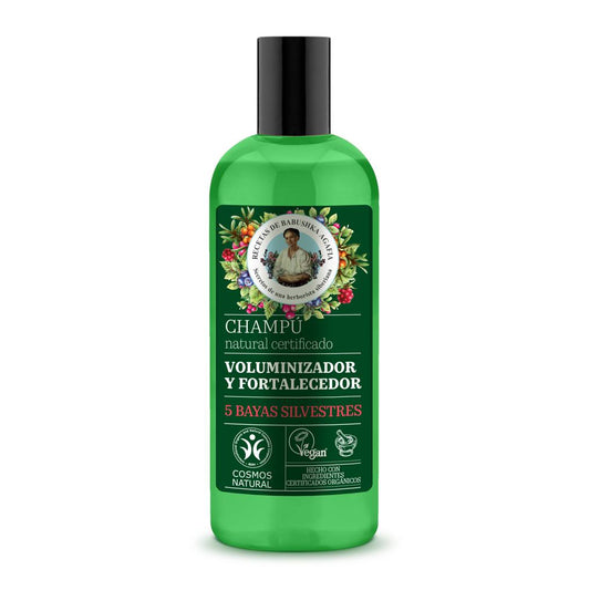 Shampooing naturel certifié volumateur et fortifiant Agafia Natura Siberica 260 ml