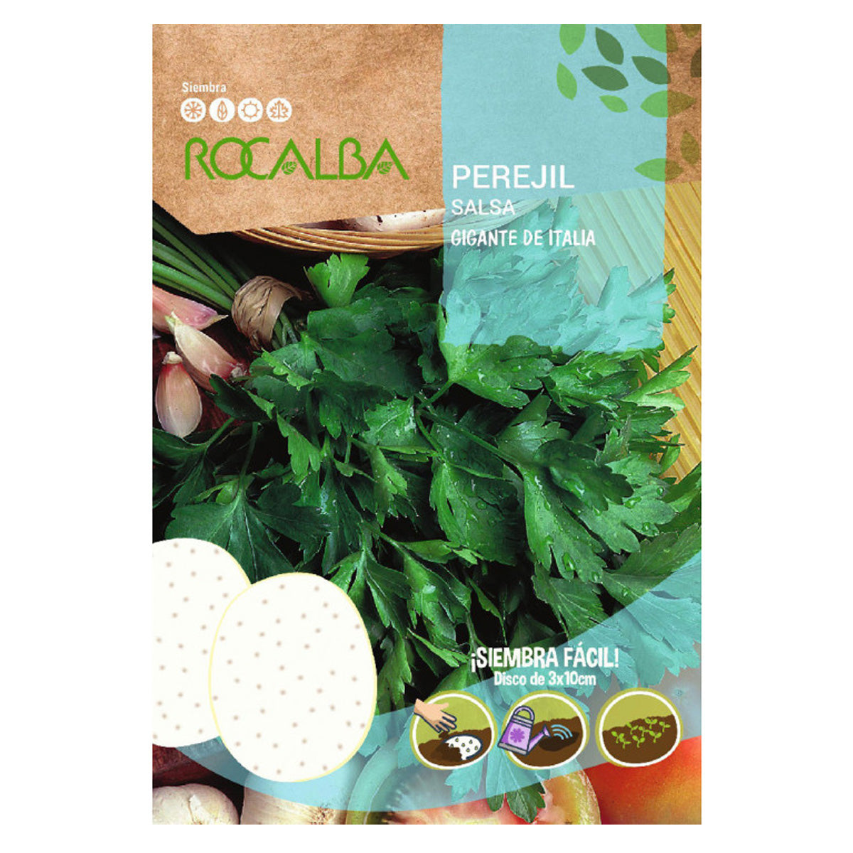 Nasiona pietruszki olbrzymiej włoskiej w krążkach, Rocalba