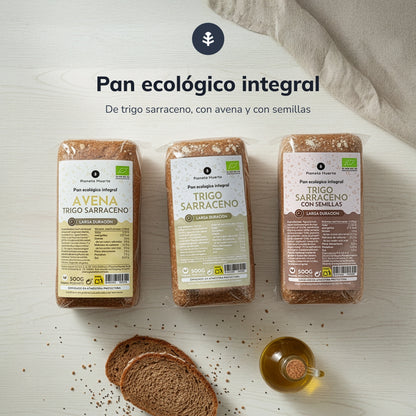 Vollkorn-Buchweizenbrot mit Samen ECO Planeta Huerto 500 g