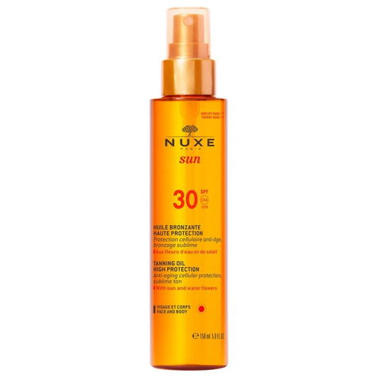 Olio abbronzante viso e corpo Nuxe Sun SPF 30 Nuxe 150 ml