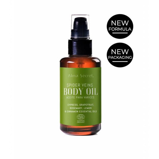 Olejek na żylaki i zmęczone nogi z cyprysem, grejpfrutem i rozmarynem Alma Secret 100 ml