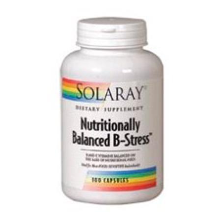 Nutritionally Balanced B Stress Solaray, 100 Kapseln