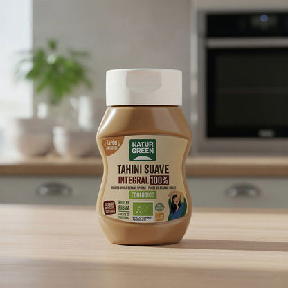Biologische tahini, zacht en antiknoeiend, NaturGreen 270 g