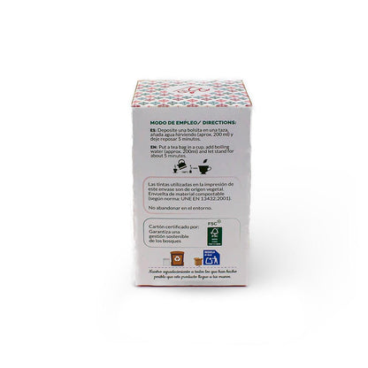 Infusión de Hibisco Flor de Jamaica Artemis 20 filtros.