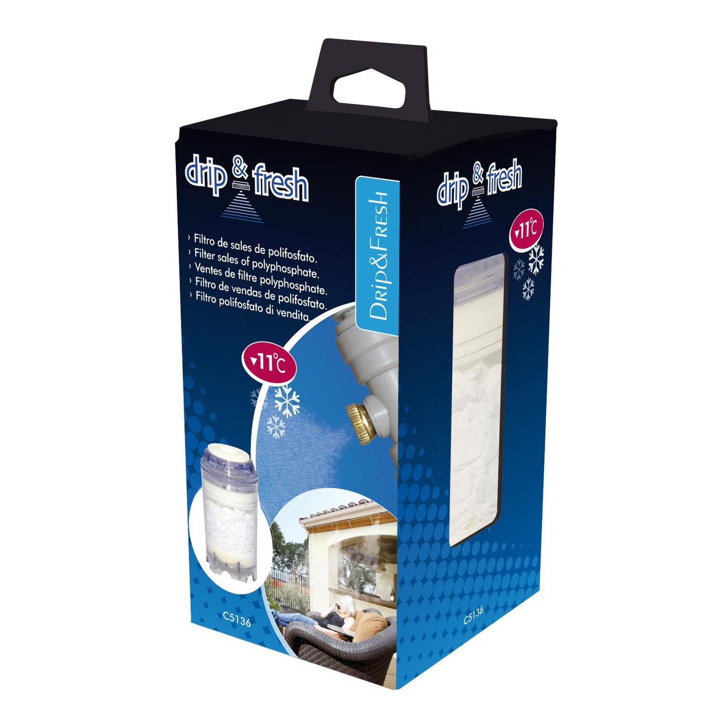 Filtr soli polifosforanowej