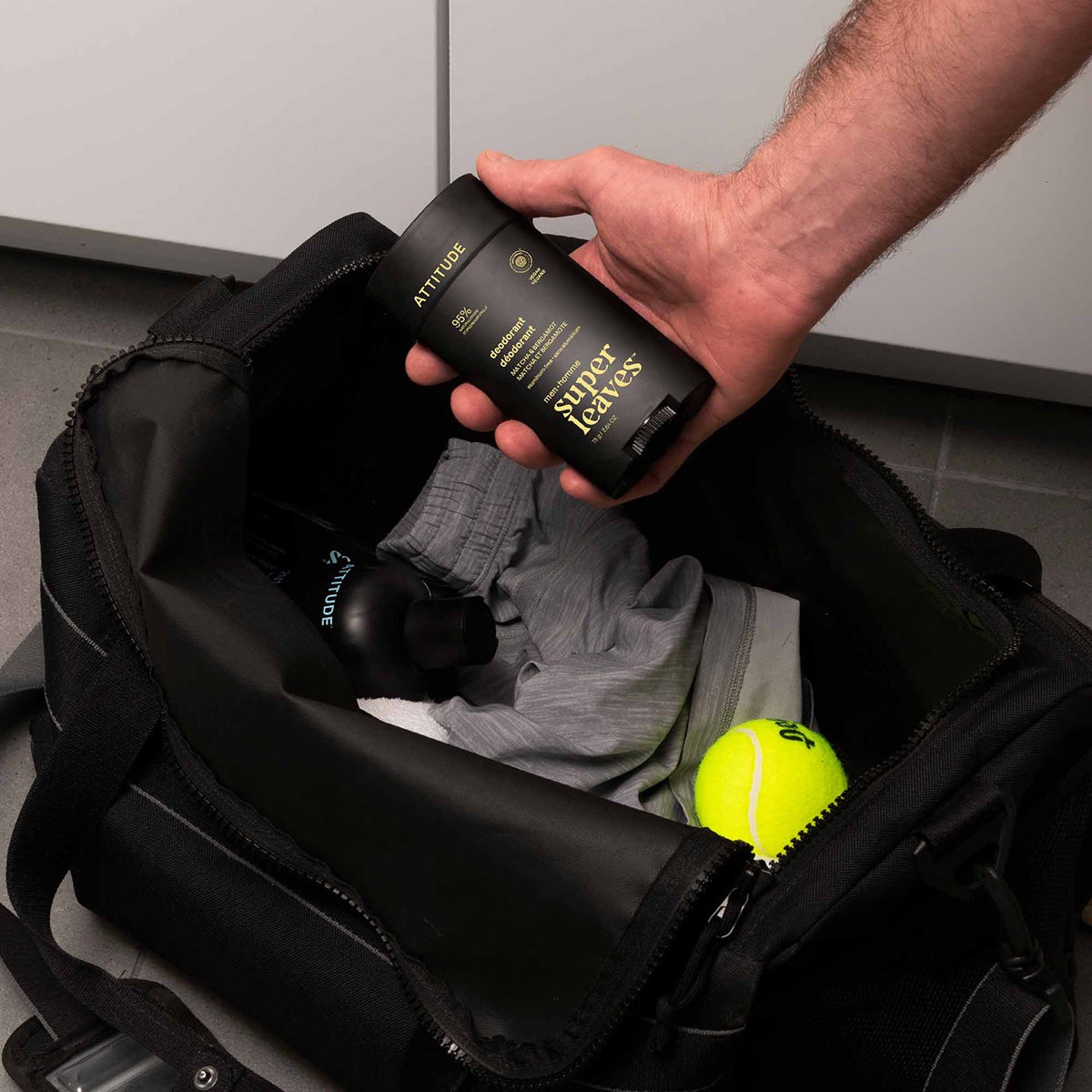 Super leaves men desodorante Ámbar & Cítricos